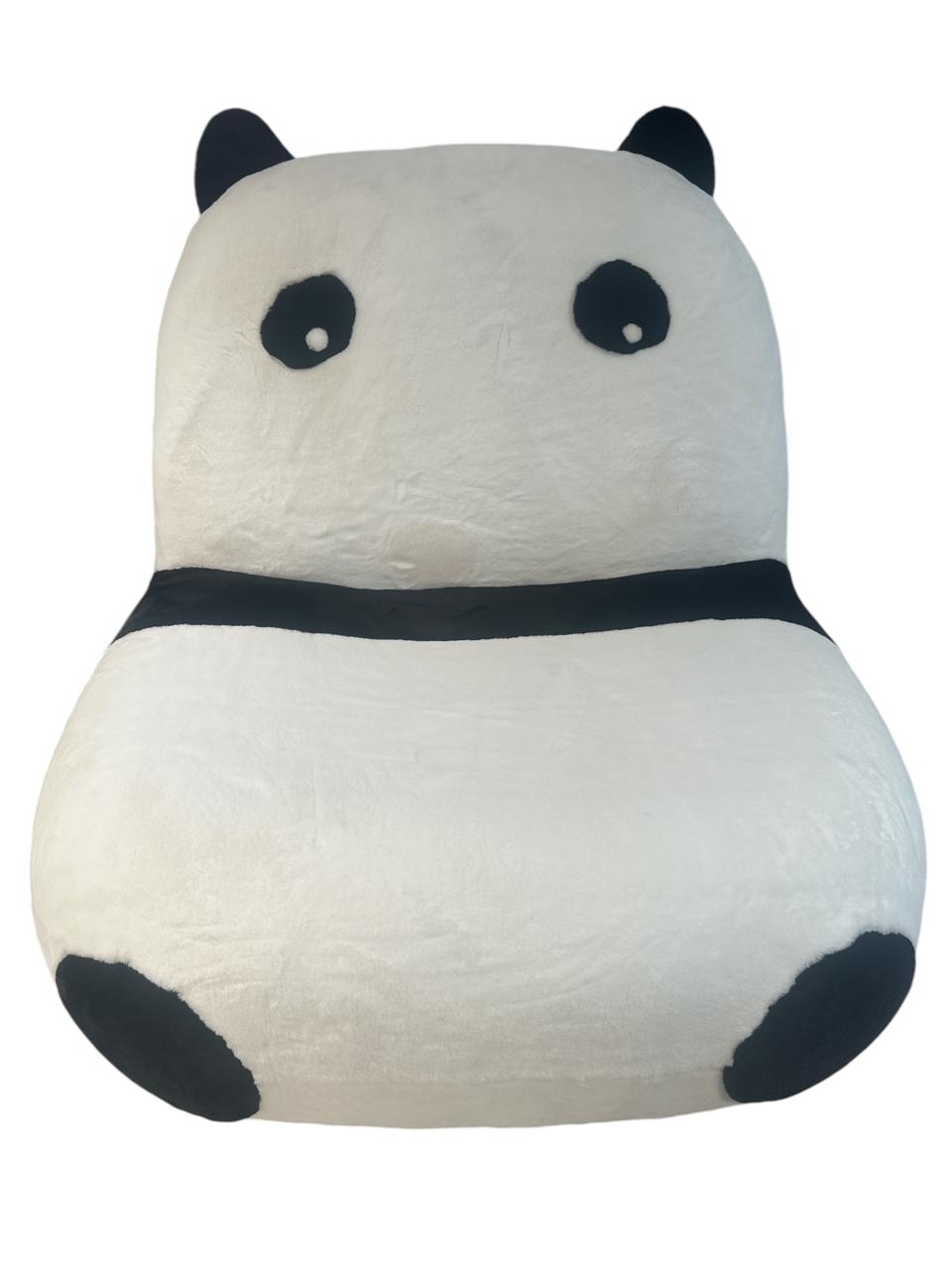 Adorable Panda-Shaped Plush Chair.