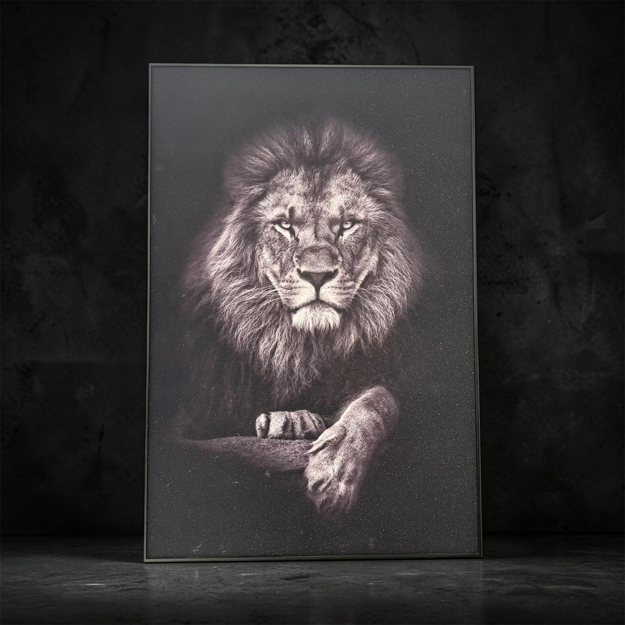 Majestic Lion Portrait Canvas Art