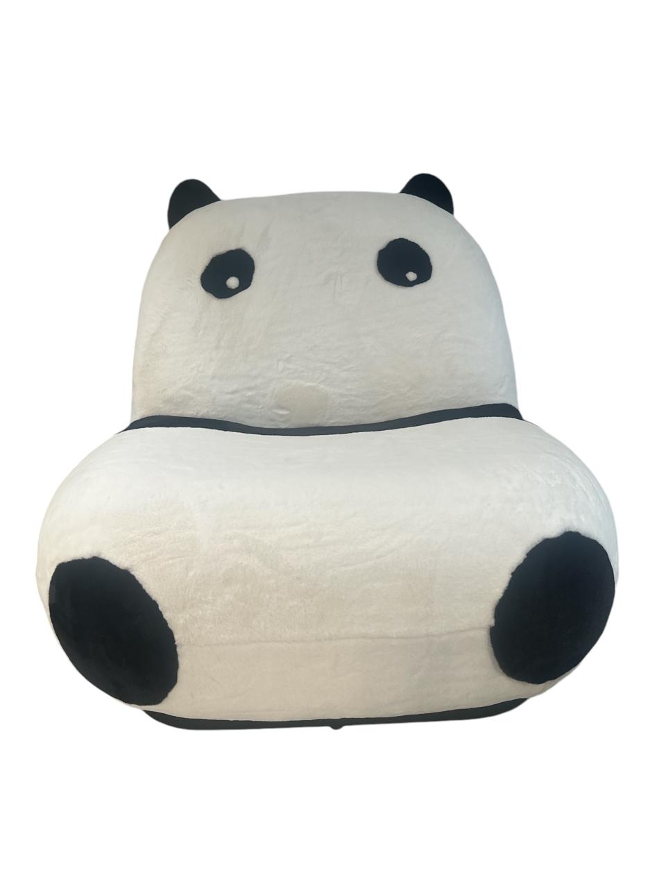 Adorable Panda-Shaped Plush Chair.