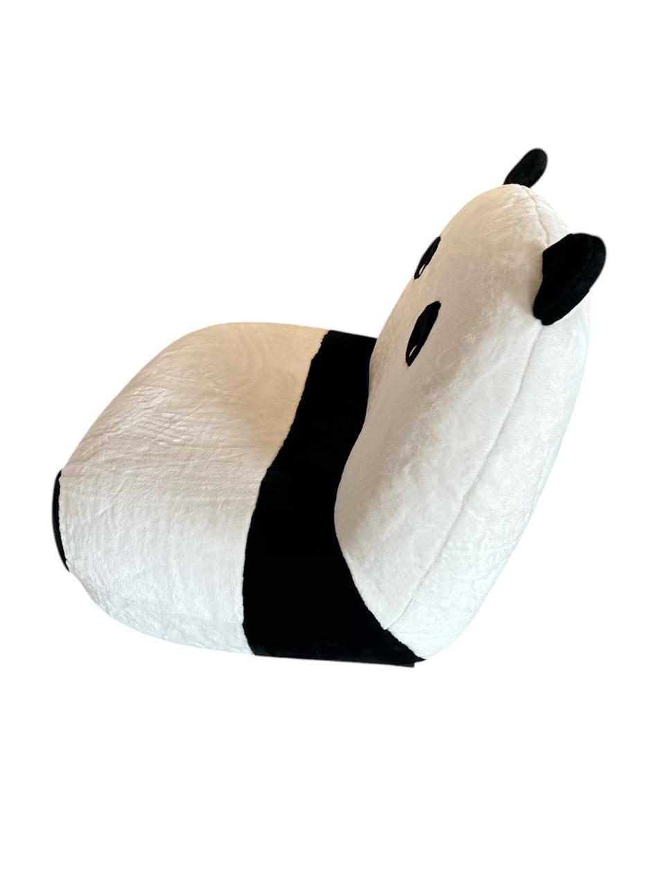 Adorable Panda-Shaped Plush Chair.